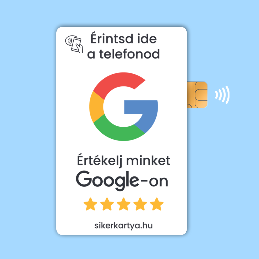 Google Értékelésgyűjtő Kártya